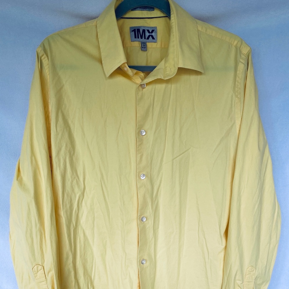 Express Men Long Sleeve button down dress shirt